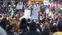 Protestas en todo el mundo contra la violencia general de la guerra entre Israel y Hamás