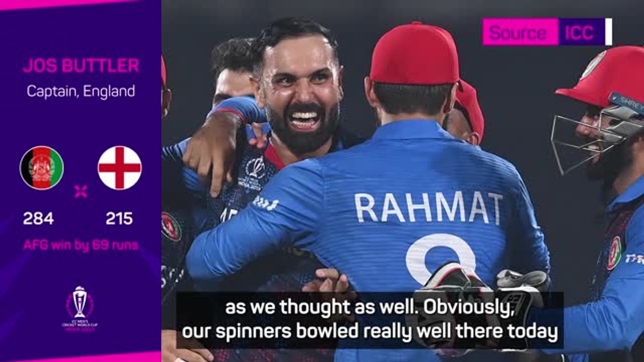 Afghanistan deserved win over England says captain Jos Buttler