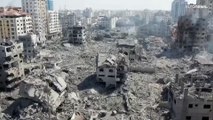 شاهد: دمار هائل جراء القصف الإسرائيلي على غزة بعد 10 أيام من الحرب