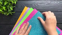 DIY Butterfly  Glitter Foam sheet craft ideas Tutorials