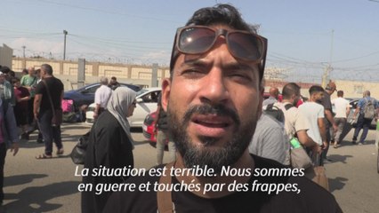 Guerre Israël-Hamas: des détenteurs de passeports étrangers tentent de quitter la bande de Gaza
