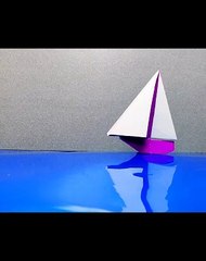 Origami Sailboat | Origami Sailing boat