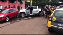 Urgente: Intensa perseguição termina após acidente na Avenida Assunção, em Cascavel
