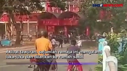 2 Kelompok Remaja Terlibat Tawuran karena Kalah Main Bola di Pinrang