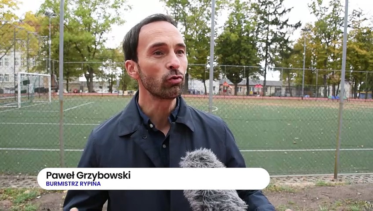 Dobiega końca rewitalizacja terenu przy Szkole Podstawowej nr 1 w Rypinie