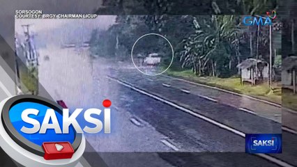 Van, nadulas sa kalsada, nagpaikot-ikot hanggang sumalpok sa puno | Saksi