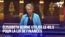 Budget 2024: Élisabeth Borne recourt au 49.3 pour le premier volet du projet de loi de finances