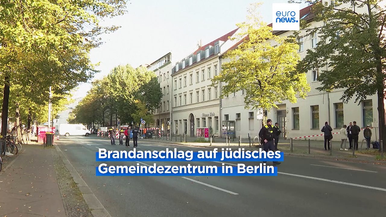 Brandanschlag auf Synagoge in Berlin