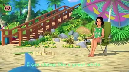 Mermaid and Baby Shark at the Beach Song - CoComelon Nursery Rhymes & Kids Songs