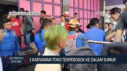 2 Karyawan Toko Terperosok Kedalam Sumur