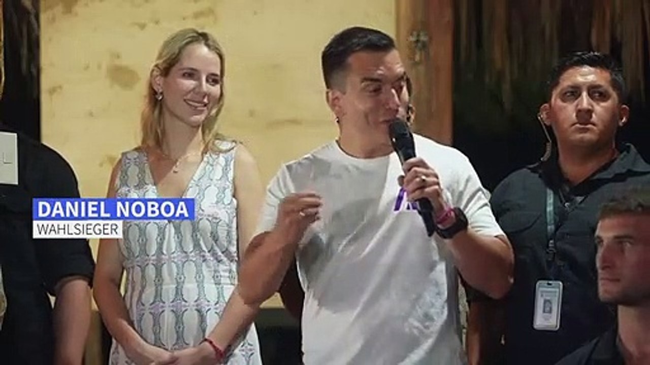 Ecuador: Millionär Noboa gewinnt Präsidentschaftswahl