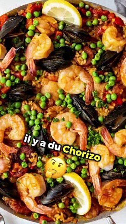 Pas de chorizo dans la paella ?