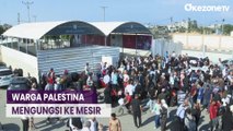 Jelang Ancaman Serangan Darat Israel, Warga Palestina Mengungsi ke Mesir