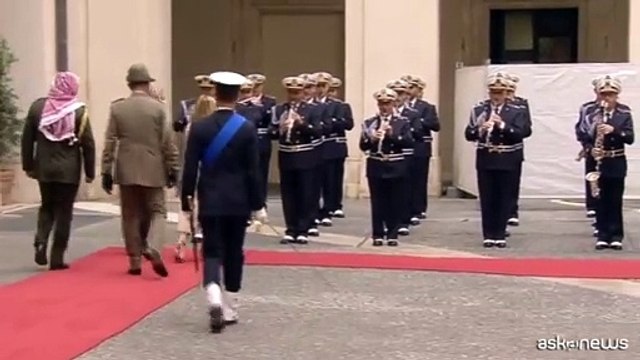 M.O, Meloni riceve il re di Giordania Abdullah II a palazzo Chigi