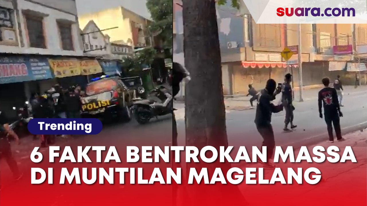 6 Fakta Bentrokan Massa di Muntilan Magelang, Motor Dibakar hingga Kemacetan Meluas ke Jogja