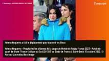 PHOTOS Helena Noguerra déchaînée, Laure Boulleau enceinte et accompagnée : les stars à fond pour le XV de France