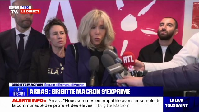 Enseignant tué à Arras: Brigitte Macron partage toute son admiration aux professeurs
