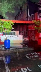 #Preliminar Una pollería fue consumida por un voraz incendio en la colonia Providencia de Guadalajara #GuardiaNocturna