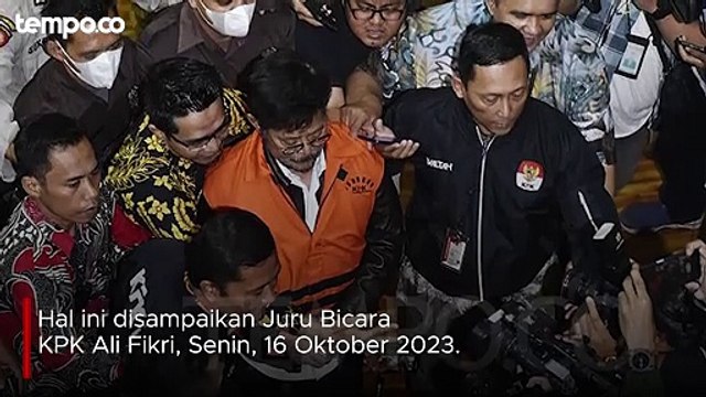 KPK akan Klarifikasi ke Berbagai Pihak soal Cek Rp2 Triliun di Rumah Syahrul Yasin Limpo