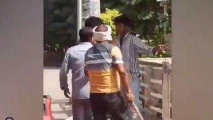 ग्वालियर: बदमाशों ने युवक को लाठी-डंडों से पीटा, वीडियो वायरल