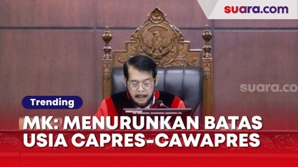 Tolak Gugatan PSI, MK Menurunkan Batas Usia Capres-Cawapres Langgar Moral dan Diskriminatif!