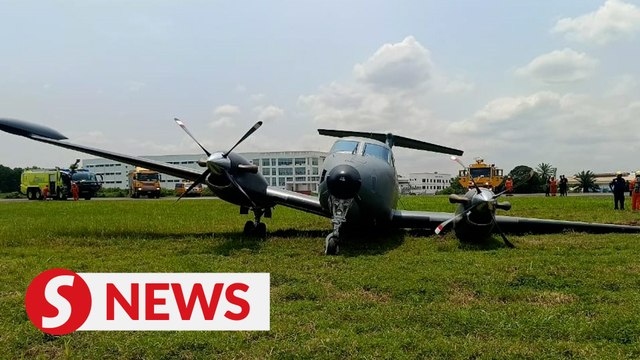Air Force plane makes emergency landing at Subang Airport, runway closes temporarily