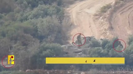 Hezbollah destroys another Israeli Merkava tank with ATGM