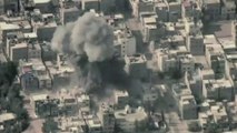 Así son los bombardeos israelíes que destruyen el callejero de la Franja de Gaza