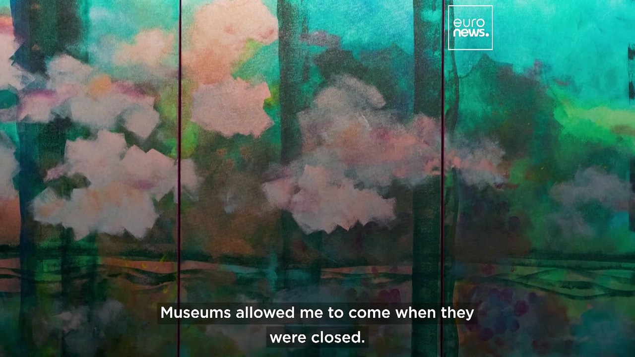 'Basic Instinct' actress Sharon Stone reveals abstract paintings in new exhibition