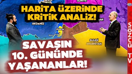 Ünal Atabay İsrail Hamas Savaşındaki Son Durumu Harita Başına Geçip Anlattı!
