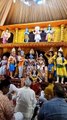 अयोध्या के राम मंदिर की झांकी में राम राज्या​भिषेक की झलक, माता के दरबारों में भक्तों की भीड़