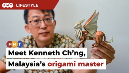 Meet Kenneth Ch’ng, the Malaysian origami master