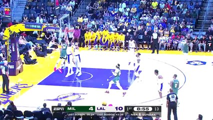 'We can do this all night' - Lillard and Giannis light up against the Lakers
