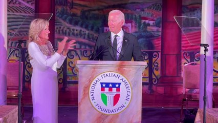 Gala Niaf, Biden a sorpresa alla celebrazione degli italo-americani