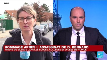 France : journée d'hommages à Dominique Bernard et Samuel Paty, deux professeurs assassinés