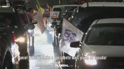 Daniel Noboa é eleito o presidente mais jovem do Equador