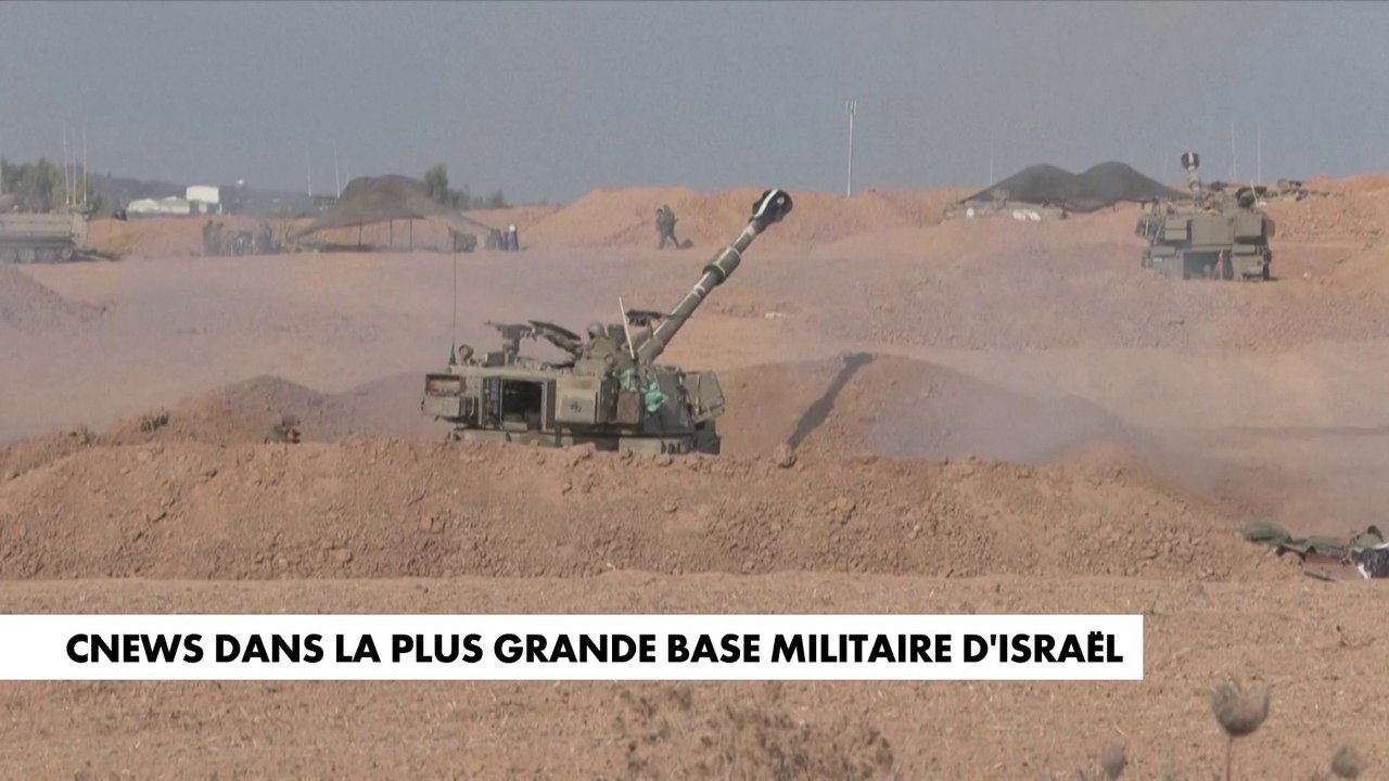 CNEWS dans la plus grande base militaire d'Israël