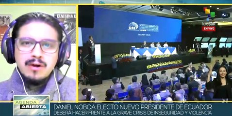 Presidente electo de Ecuador recibe una nación bajo inseguridad, violencia y endeudamiento