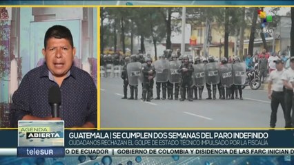 Guatemala cumple dos semanas en paro indefinido