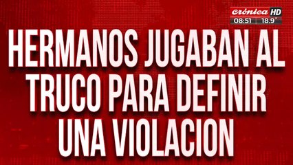 Jugaban al truco para definir quien violaba a una menor de edad
