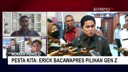 Pendiri Pesta Kita Ungkap Mengapa Erick Thohir Dilirik 'Gen Z' Jadi Bakal Cawapres!