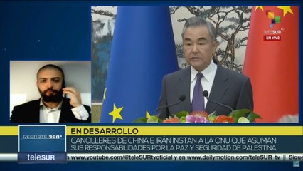 Machado: Ya hay presión para que Israel cese los ataques al pueblo palestino