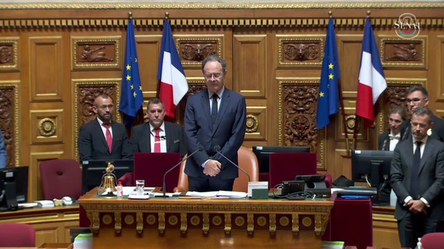 «La République a de nouveau été prise pour cible» : hommage du Sénat au professeur Dominique Bernard