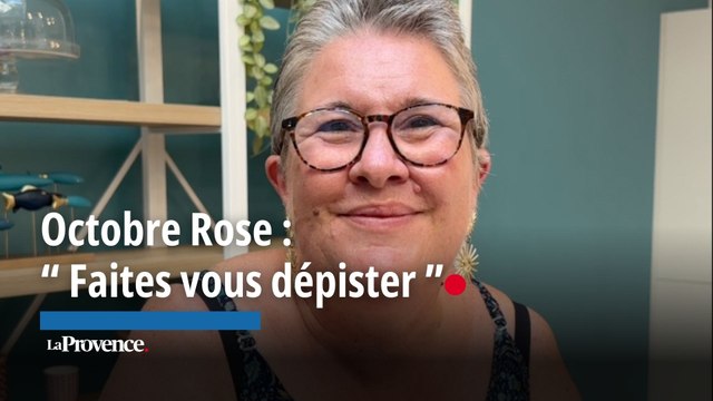 VIDÉO. Faites vous dépister , l'appel de Sylvie atteinte d'un cancer du sein, pour Octobre Rose