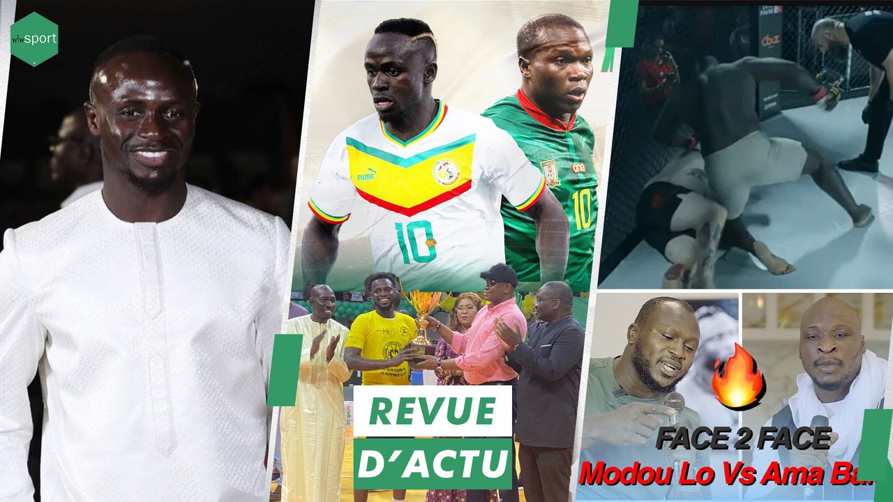 REVUE DU 16 OCT: Amical - Les Lions face au Cameroun, Sadio Mané dans le top 10 des joueurs les…