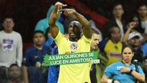 Ni en amistosos Chivas puede con América; Quiñones brilla en triunfo de las Águilas