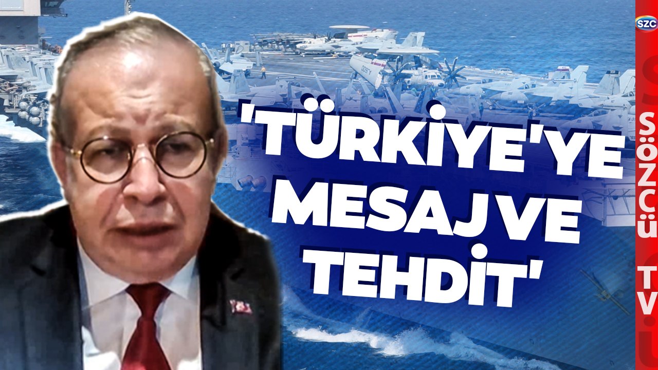 ABD Gemisi Türkiye'ye Yakın O Noktaya Demir Attı! Cihat Yaycı Harita Üzerinde Anlattı