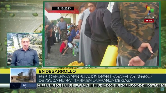 Gobierno egipcio rechaza manipulación israelí para evitar entrada de ayuda humanitaria a Gaza