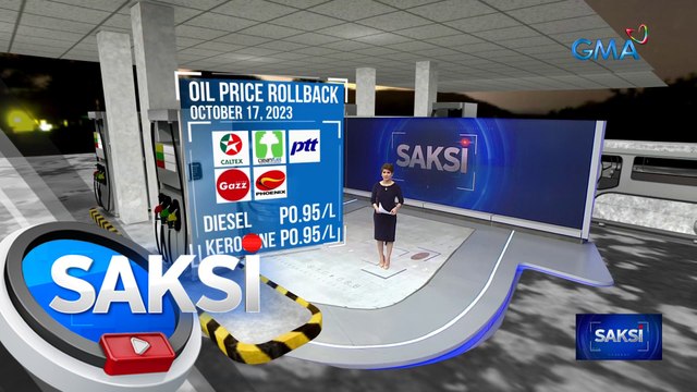 Price hike sa gasolina at rollback sa diese at kerosene, ipatutupad bukas | Saksi