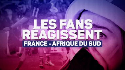 France - Les fans réagissent à la défaite des Bleus face aux Springboks